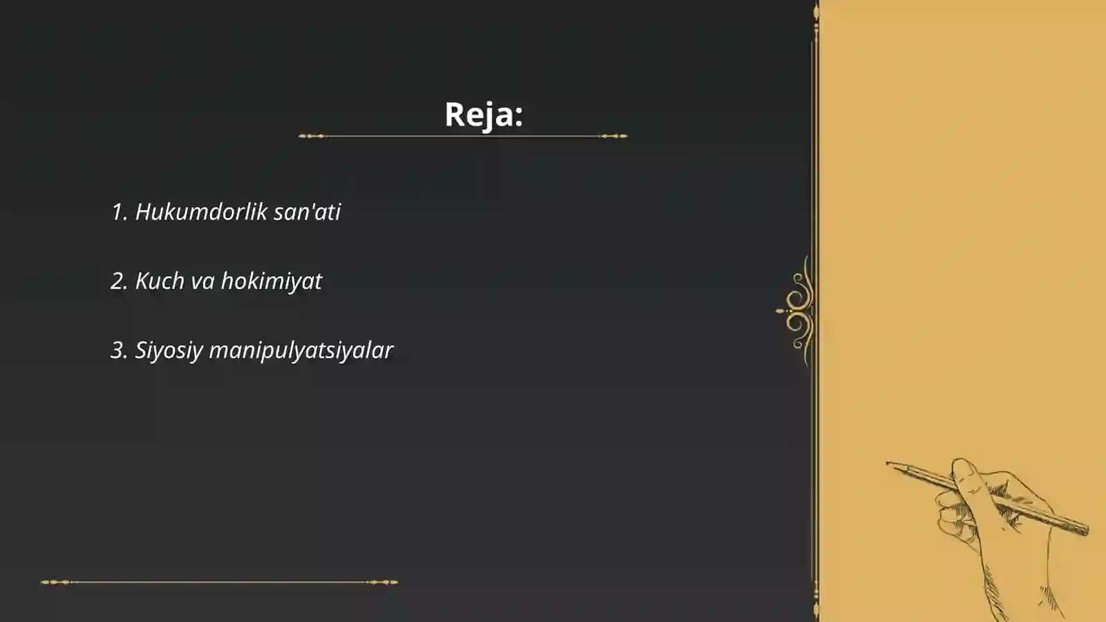 Makiavellining "Hukmdor" asari 2