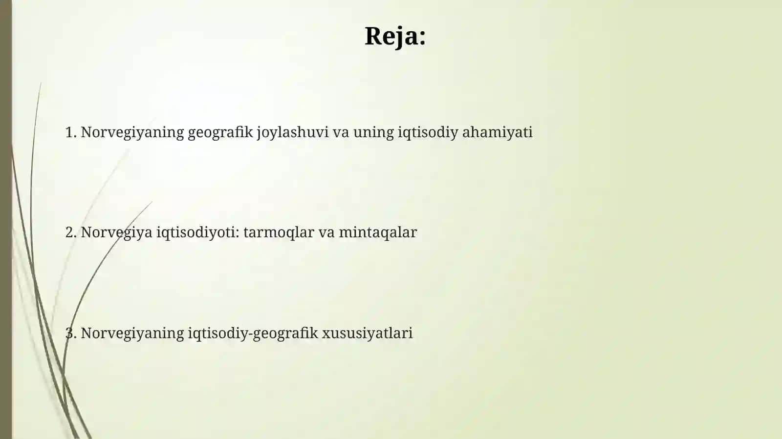 Norvegiyaga iqtisodiy-geografik tavsif 2