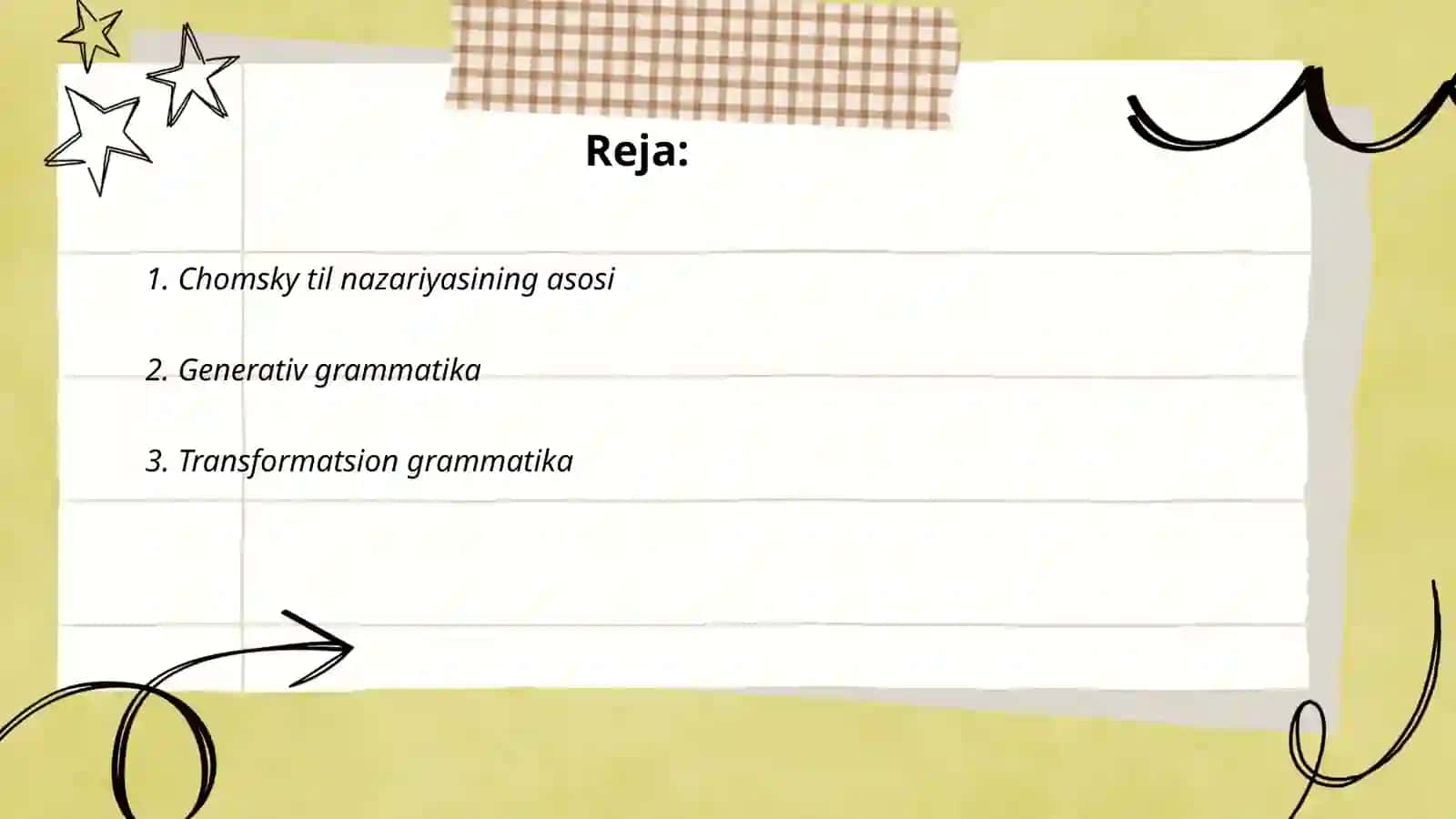 Formal til nazariyasi Chomskiy talimoti 2