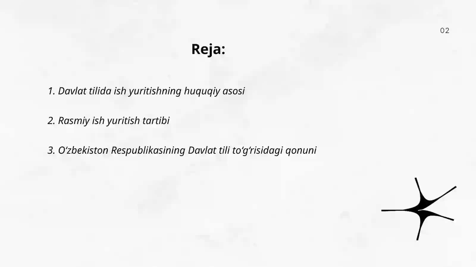 Davlat tilida ish yuritish xujjatlari 2