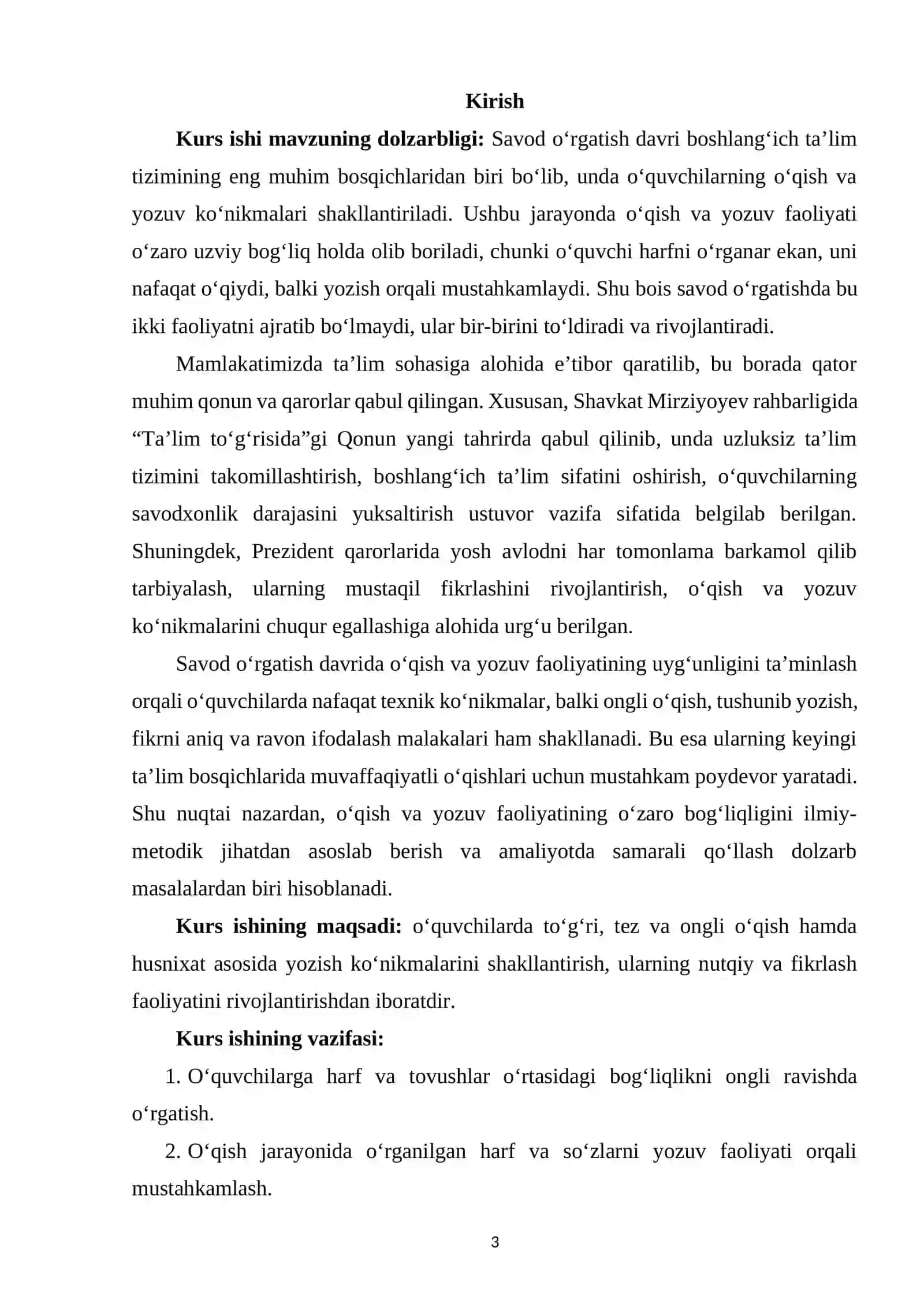 Savod o‘rgatish davrida o‘qish va yozuv faoliyatining bog‘liqligi 2