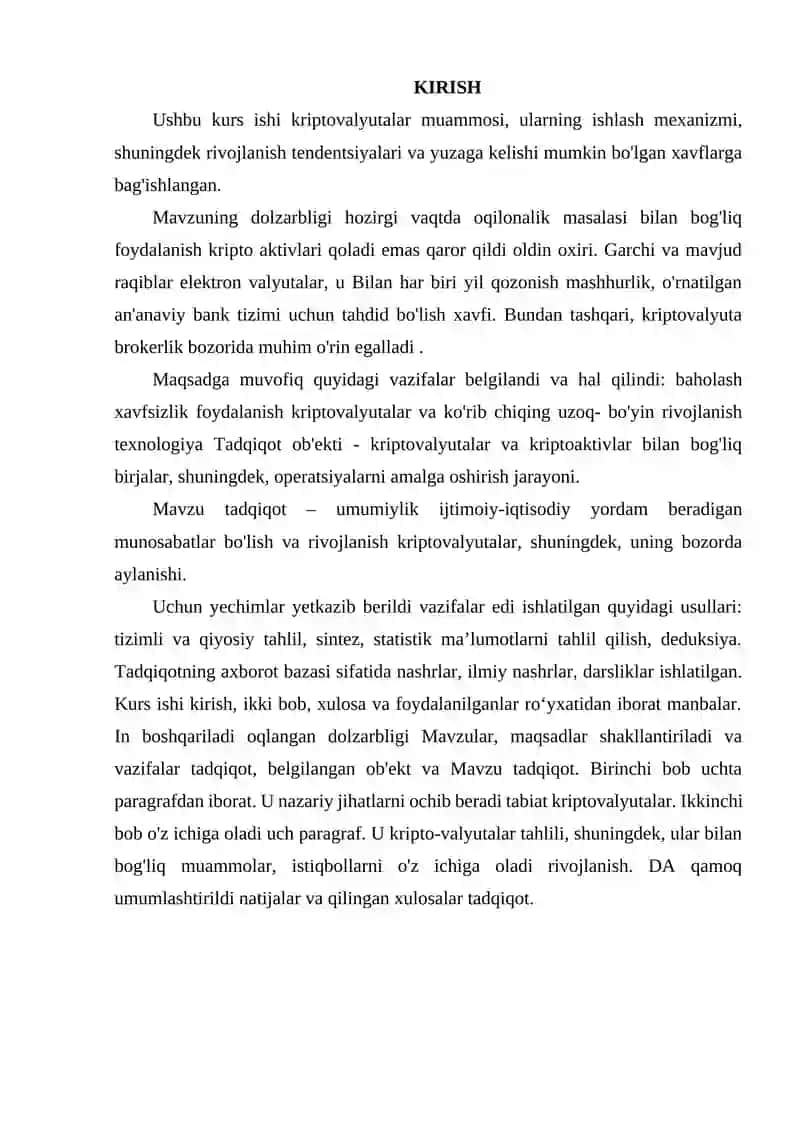 Kriptovalyutalar: tarixi va tasnifi 2
