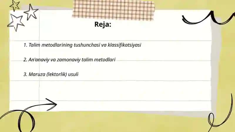 Talim metodlari va vositalar 2