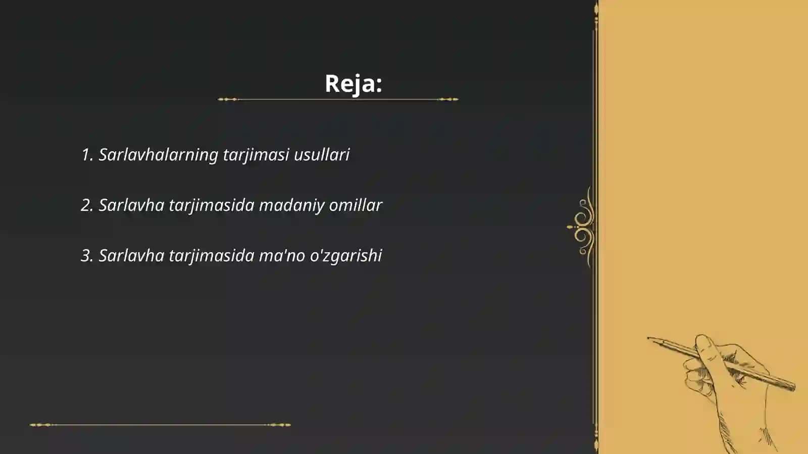 Sarlavhalar tarjimasi 2