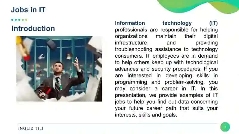 Jobs in IT 2