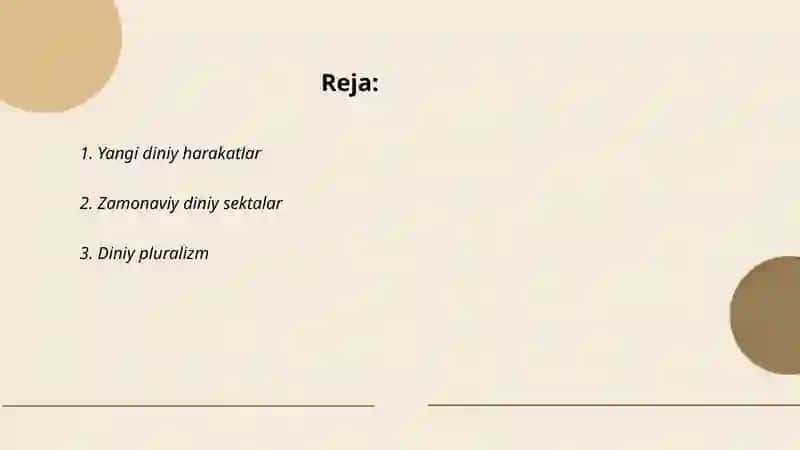Yangi diniy talimot va sektalar 2