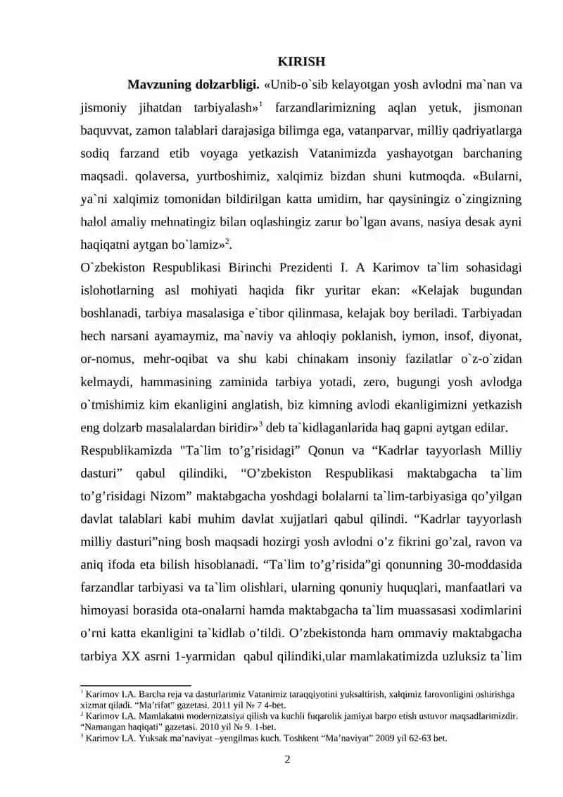 TARBIYACHI ISH HUJJATLARI 2