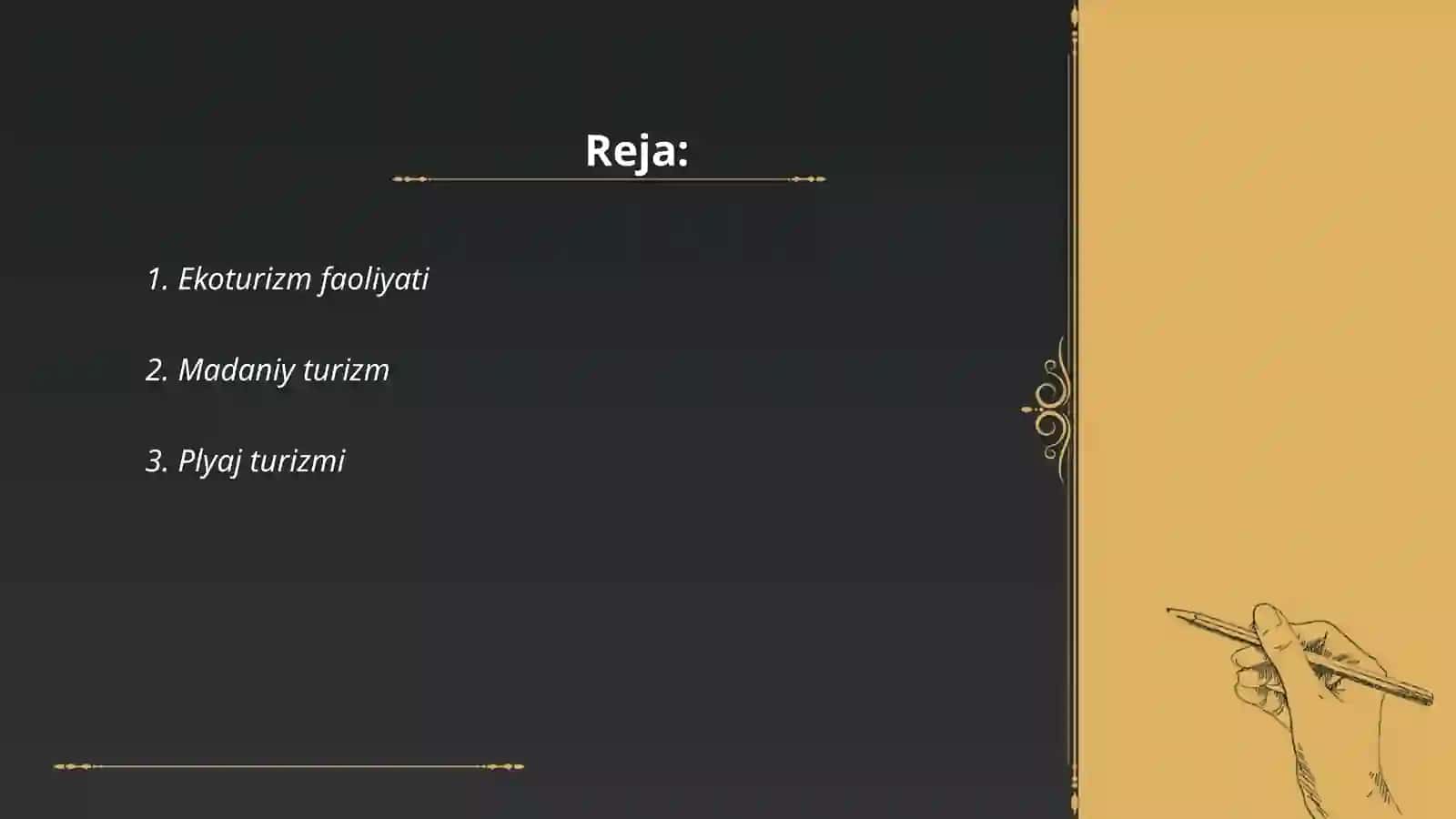 Ekoturizm faoliyati 2