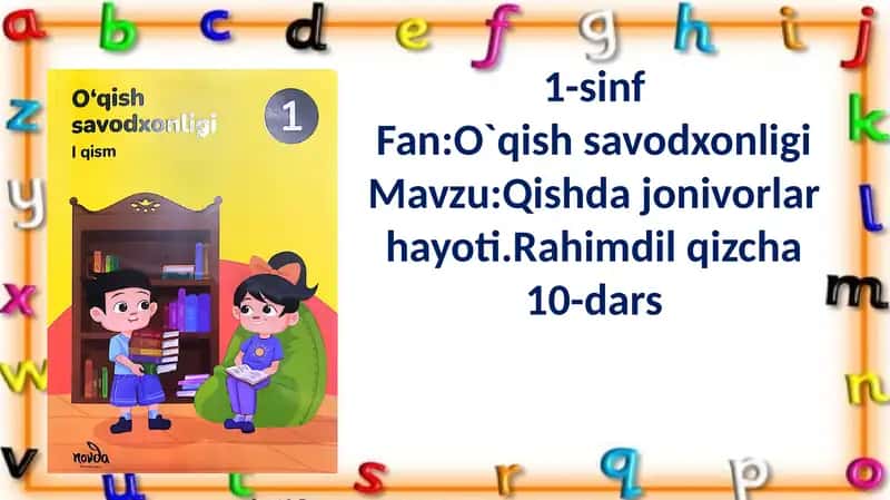 Qishda jonivorlar hayoti.Rahimdil qizcha 2