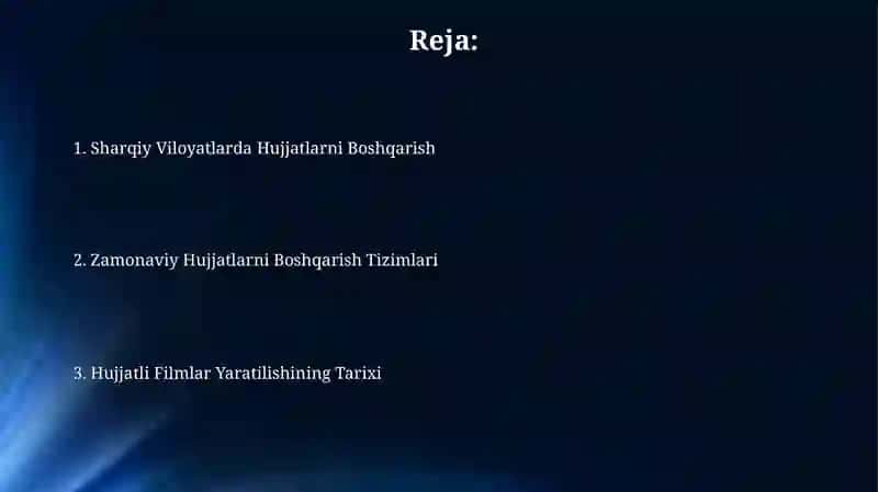 Hujjàtchilik ishlarining shakllanish tarixi 2