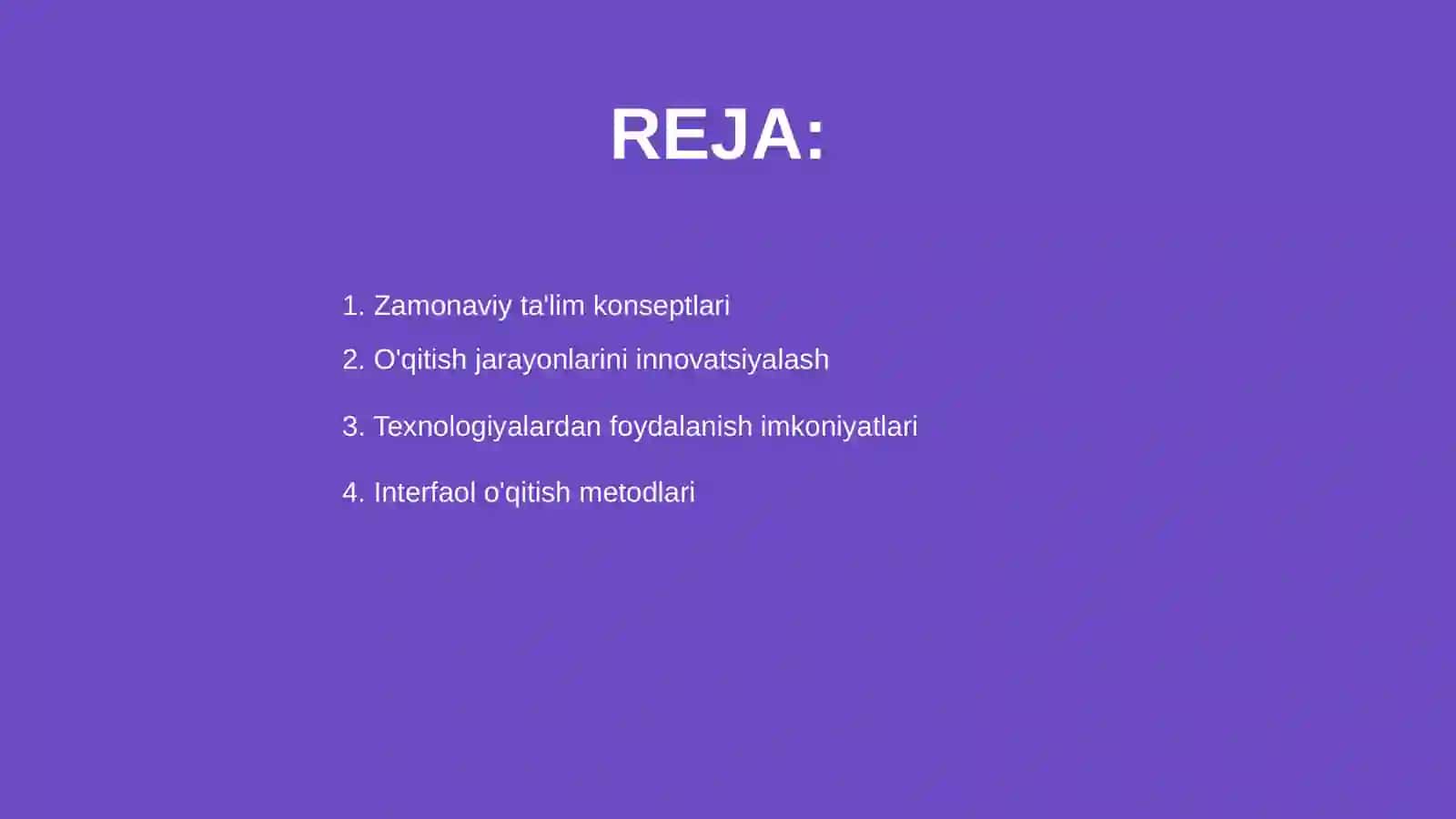 Zamonaviy ta'lim jarayonlari 2