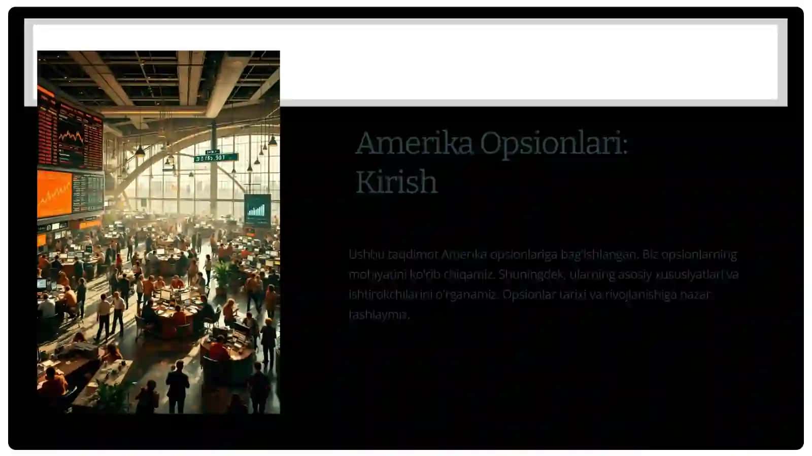 Amerika Opsionlari 2