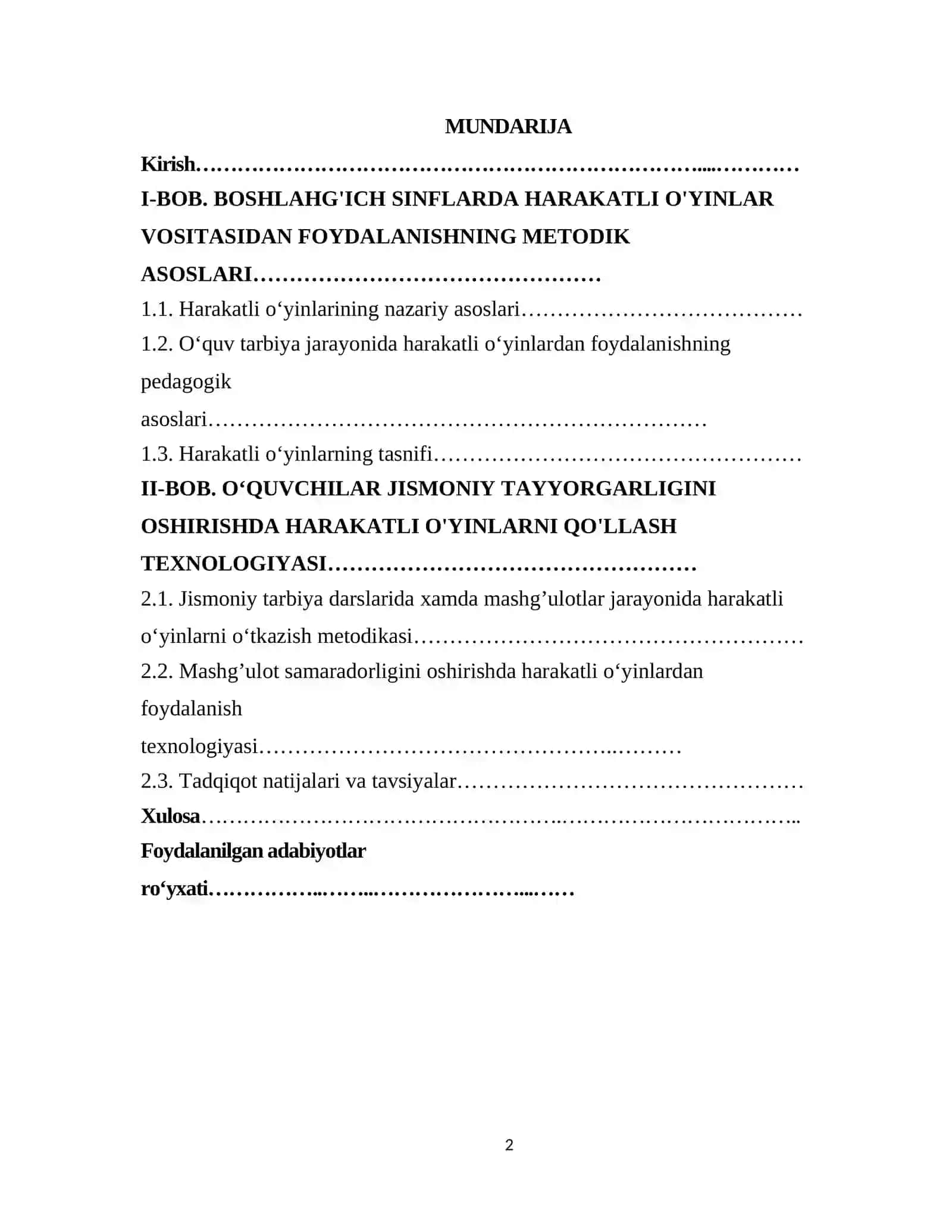 HARAKATLI O'YINLAR VOSITASIDA MAKTAB YOSHIDAGI BOLALARNI JISMONIY TARBIYALASH 2