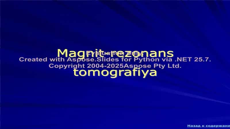 Magnit-rezonans tomografiya 2