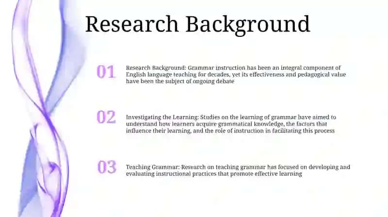 Investigating The Learning And Teaching Grammar 2