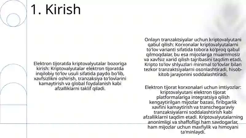 Kriptovalyutalar Bozoridagielektron Tijorat 2
