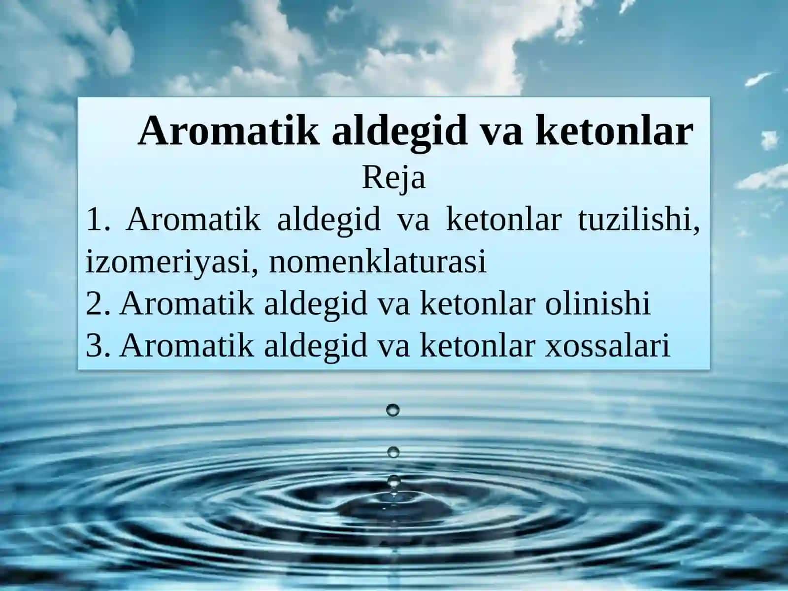 Aromatikaldegidvaketonlar 2