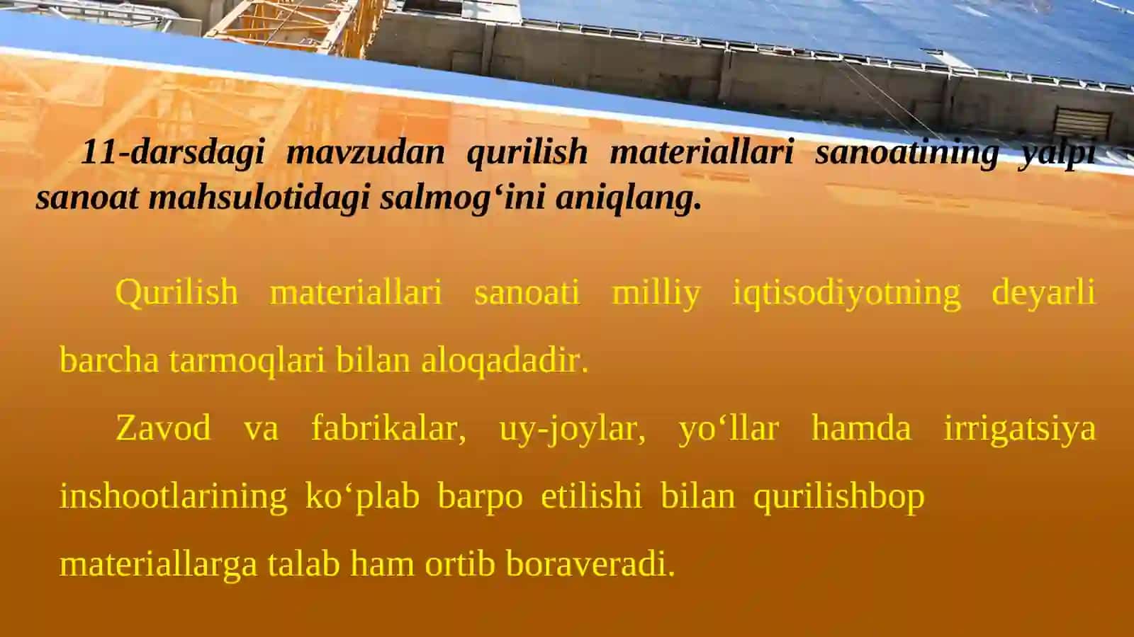 Qurilish materiallari sanoati 2