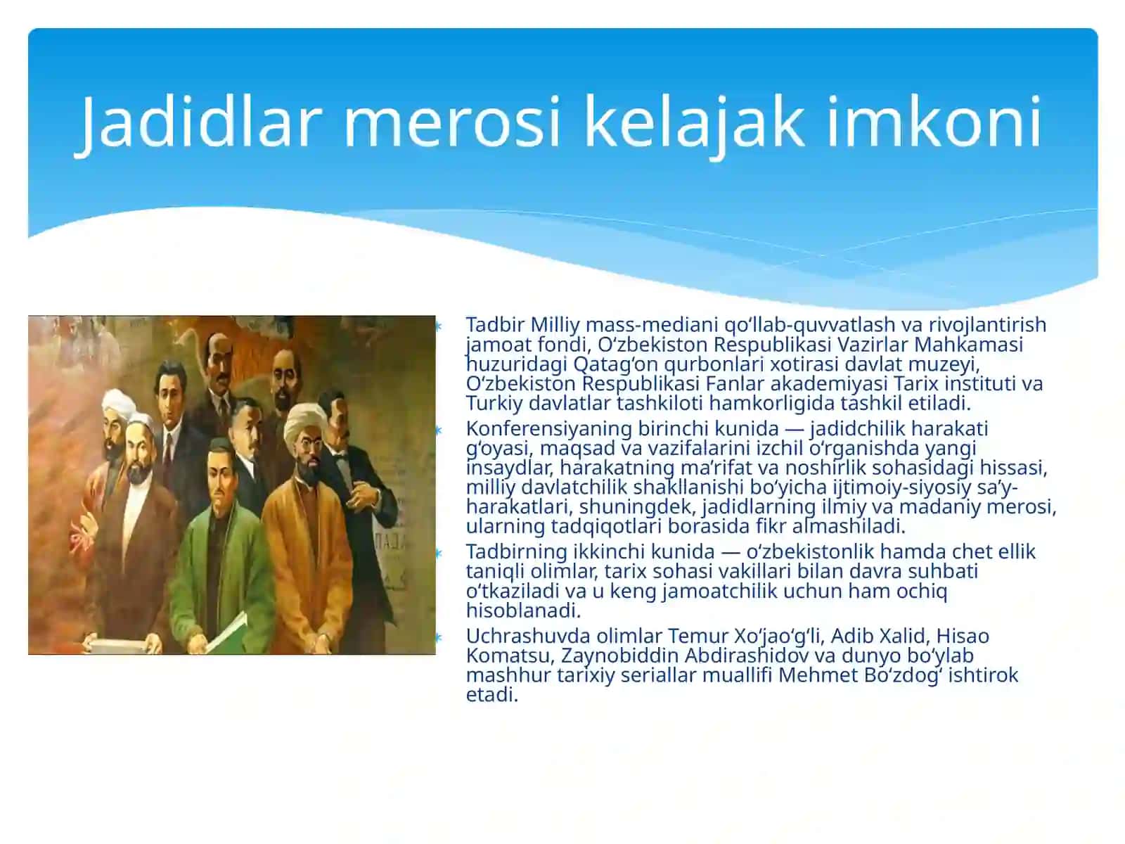 Jadidlar: milliy o‘zlik, istiqlol va davlatchilik g‘oyalari 2