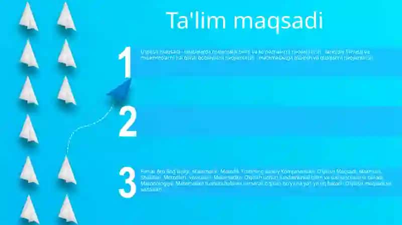 Boshlanğich Sinflarda Matematika Ôqitish Metodikasi 2