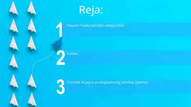 Hujayra protoplastining tarkibiy qismi hamda hayvon hujayrasi bilan oʻzaro solishtirish 2