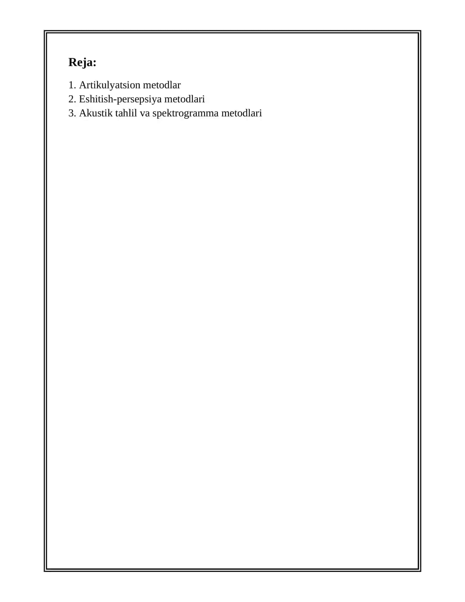 Fonetika boʻlimini oʻrganishda qo’llaniladigan metodlar 2