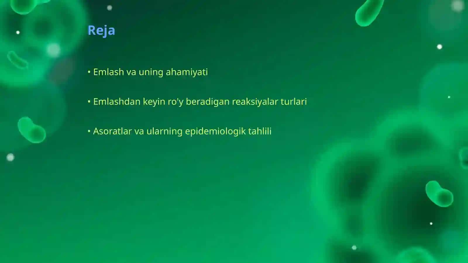 Emlashdan keyin ro'y beradigan reaksiyalar va asoratlar ustidan epidemiologik nazorat o'rnatish 2
