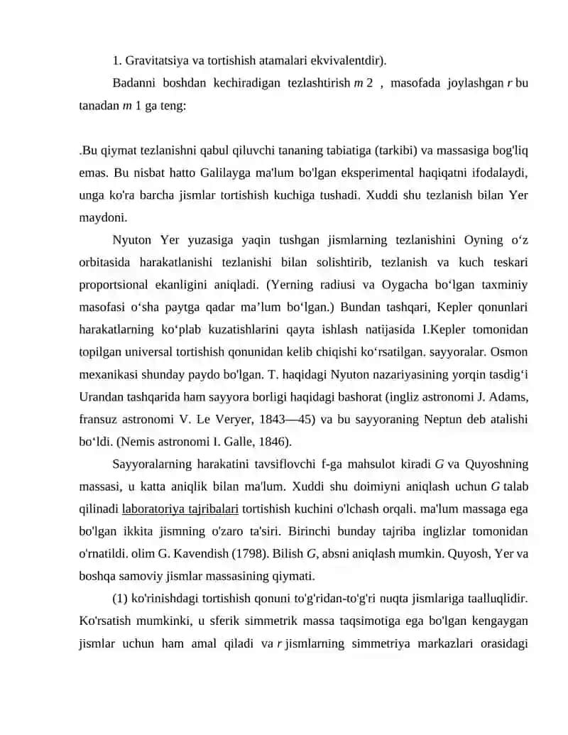 YERNING TORTISHISH MAYDONIDA JISMLARNING HARAKATI 2