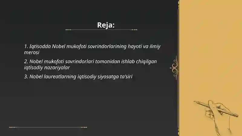 Iqtisodda Nobel mukofoti sovrindorlari 2