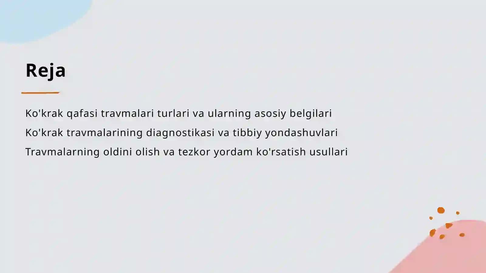 Ko'krak qafasi travmalari 2