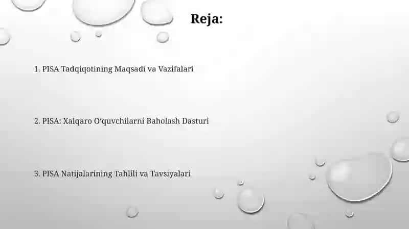 PISA-o'quvchilarni ta'limiy yutuqlarini baholash xalqaro dasturi 2