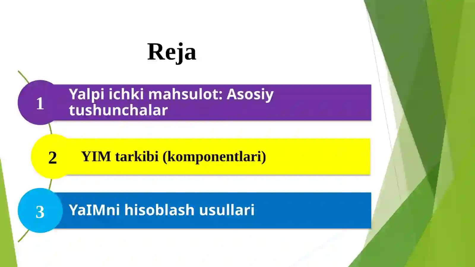 Yalpi ichki mahsulot mohiyati va tarkibi 2