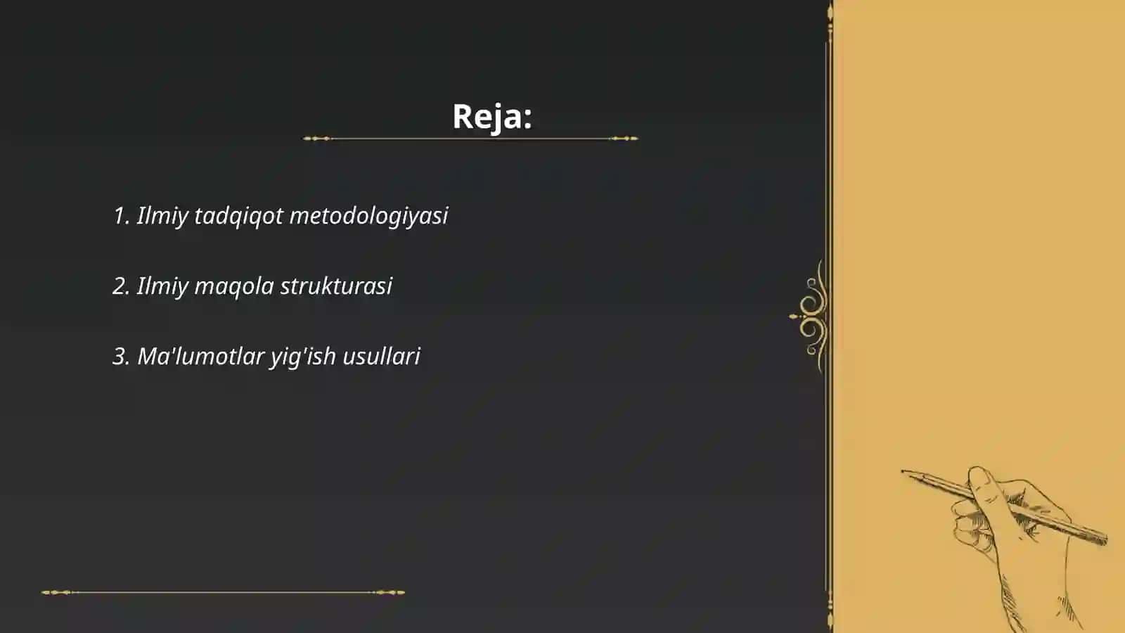 Ilmiy tadqiqot ishini yozish va ilmiy maqola tayyorlash 2
