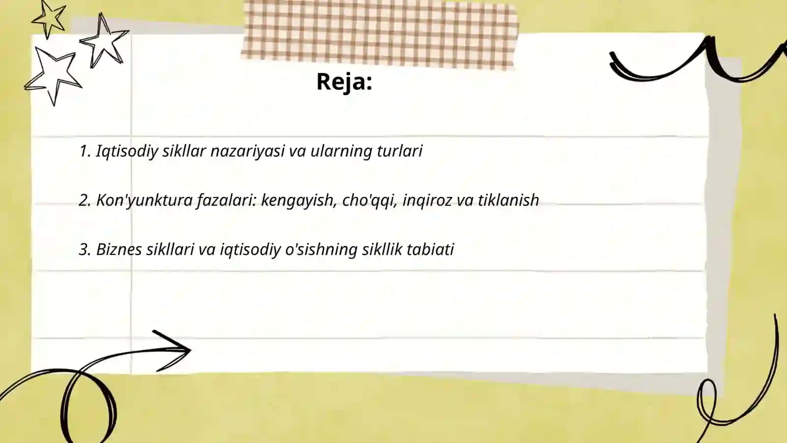 Iqtisodiyotning siklligi va makroiqtisodiy beqarorli 2
