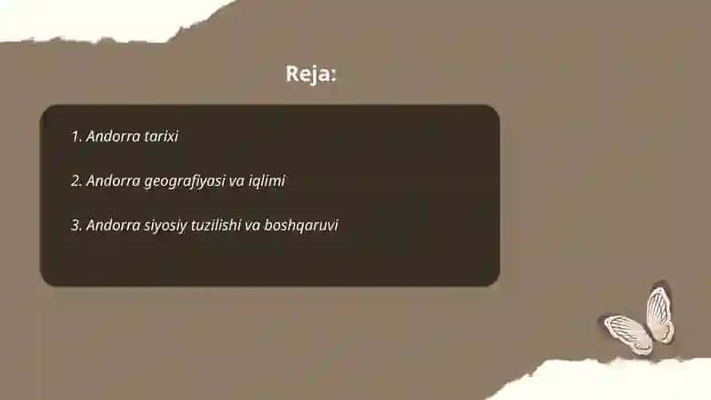 Andorra davlati haqida 2