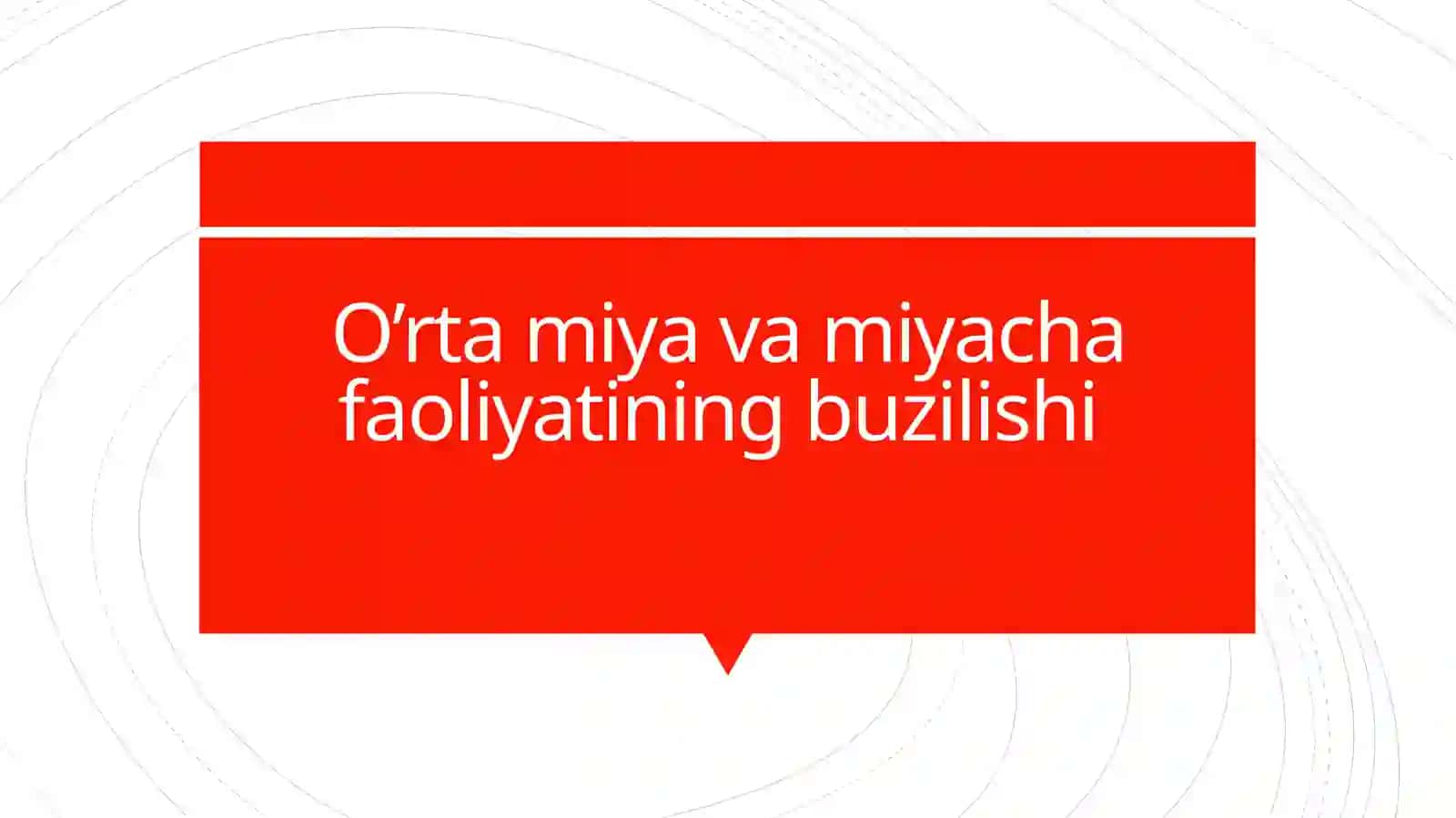 Hayvonlar patofiziologiyasi fanidan Tayyorlagan mustaqil ishi 2