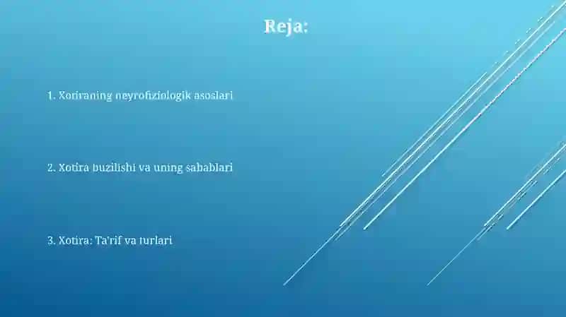 XOTIRA HAQIDA TUSHUNCHA VA UNING NERV-FIZIALOGIK ASOSI 2