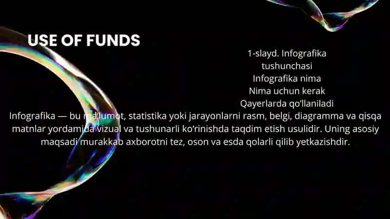 Infografika yaratish bo‘yicha 2