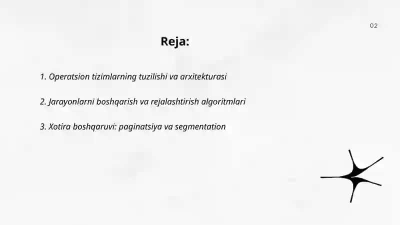 Zamonaviy operatsion tizimlar va ularning vazifalari 2