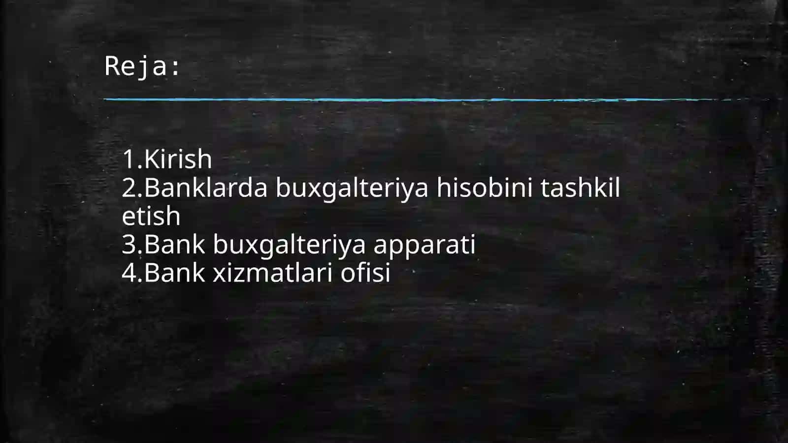 Bank xizmatlari ofislarida buxgalteriya ishlarini tashkil qilish asoslari 2