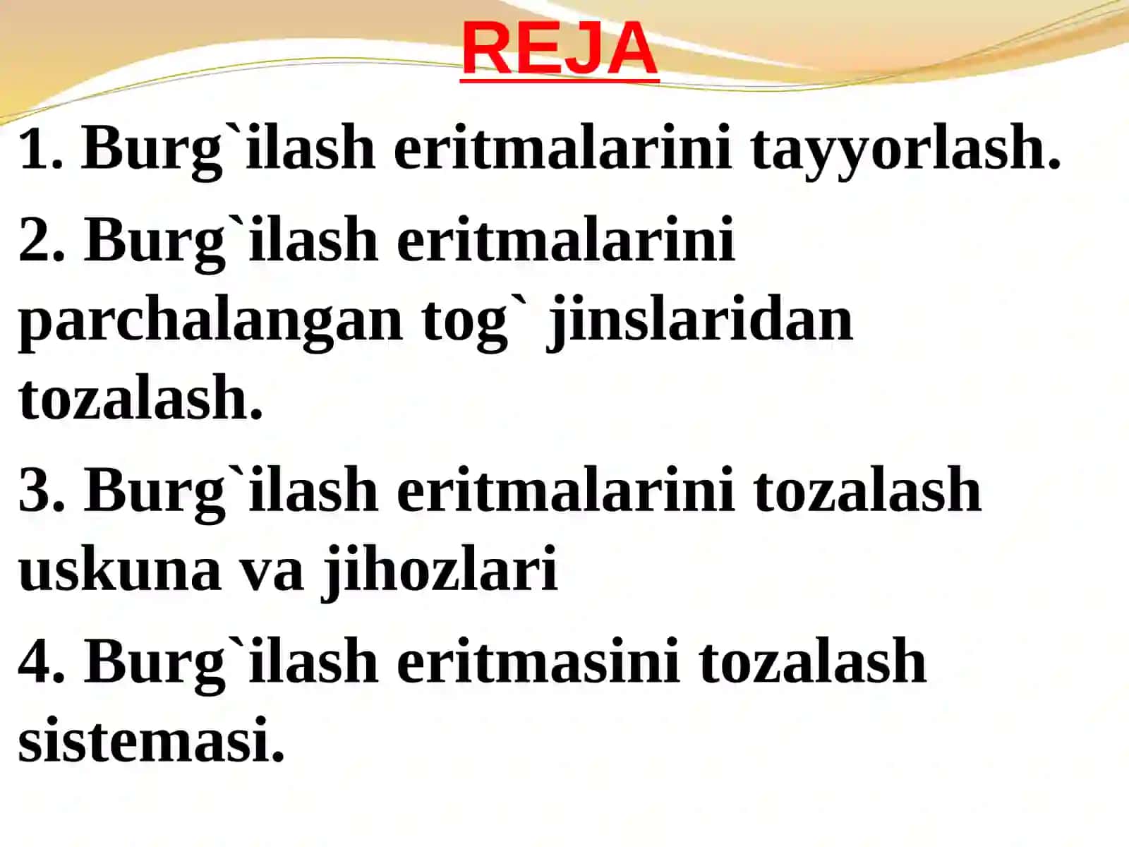 BURGILASH ERITMALARINI TAYYORLASH VA TOZALASH QURILMALARI 2