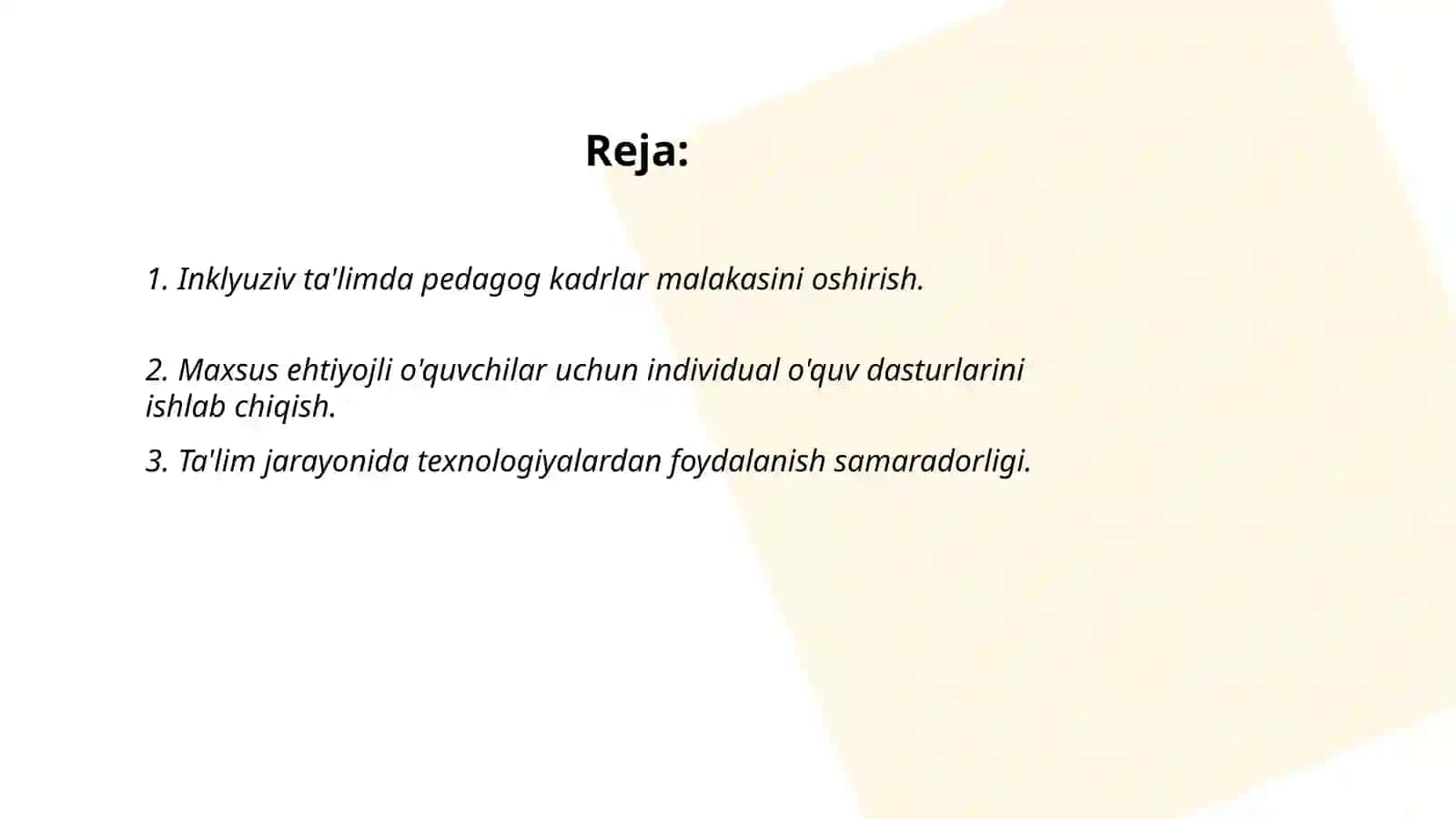 Inklyuziv ta'limda pedagog kadrlar malakasini oshirish yo'llari 2