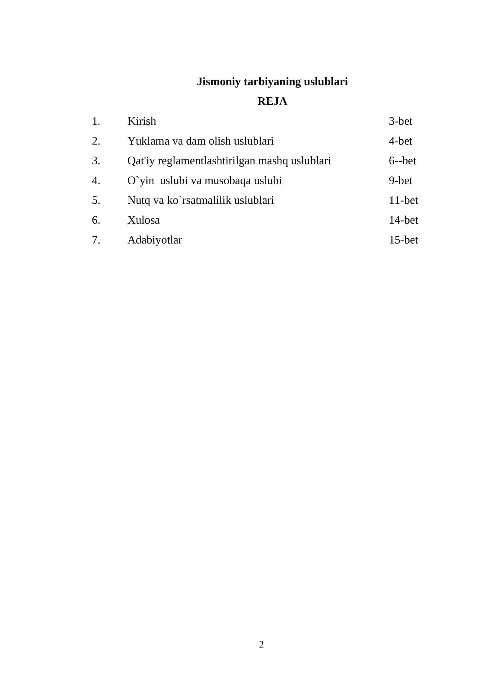 Jismoniy tarbiyaning uslublari 2