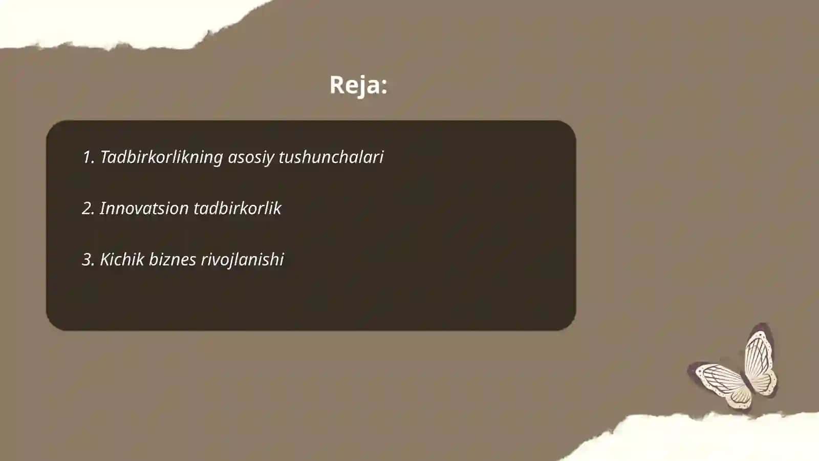 Tadbirkorlikni rivojlantirishning asosiy prinsiplari va kop tarmoqli fermer xojaliklarini rivojlantirish mexanizimlari 2