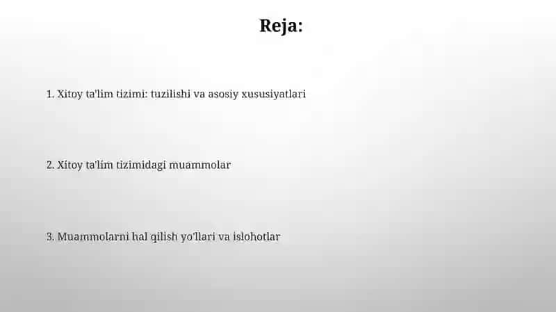 Xitoy ta'lim tizimi: tuzilishi va asosiy xususiyatlari 2