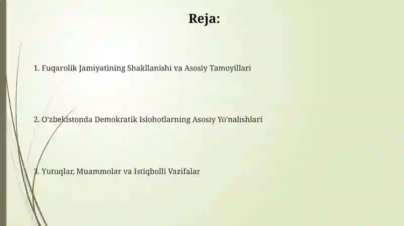 Fuqarolik Jamiyatining Shakllanishi 2