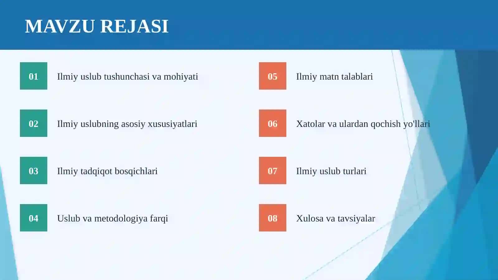 ILMIY USLUB TUSHUNCHASI 2