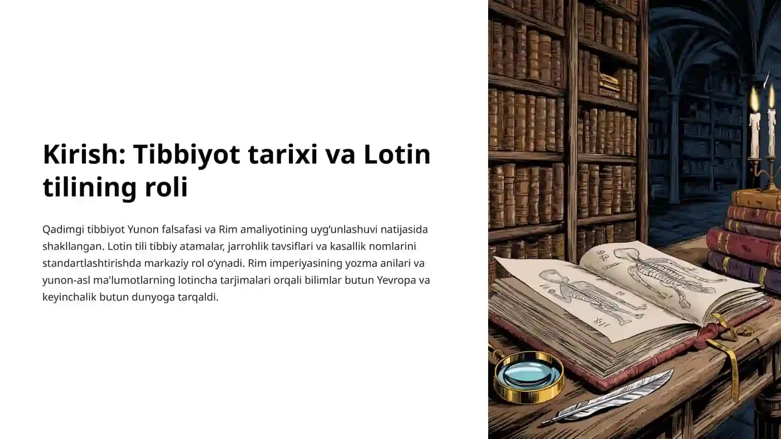 Lotin tili: Qadimgi Gretsiya va Rimda jarrohlik usullari 2