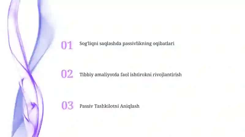 Tibbiyot amaliyotida passiv enganaziya muammosi 2