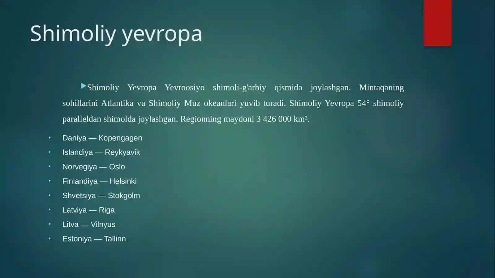 Shimoliy Yevropa mamlakatlarida turizmning rivojlanish holati (Norvegiya misolida) 2